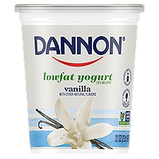 Dannon Vanilla, Lowfat Yogurt, 32 Ounce