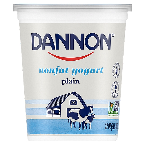 Dannon Plain Nonfat Yogurt, 32 oz