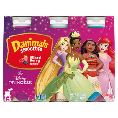 Dannon Danimals Smoothies, 6 Pack, Cotton Candy