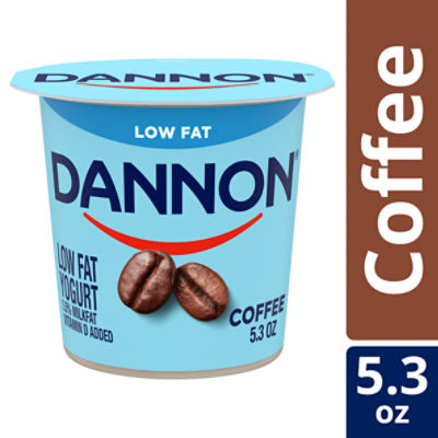 Dannon Coffee Lowfat Yogurt, 5.3 oz Gourmet