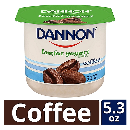 Dannon Low Fat Non-GMO Project Verified Coffee Yogurt, 5.3 Oz.