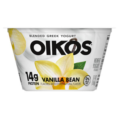 Greek Non Fat Yogurt Vanilla 5.3OZ - Best Yet Brand