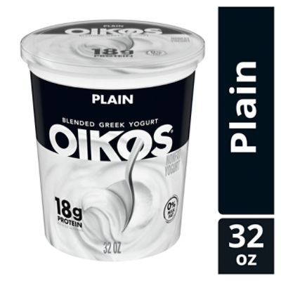Oikos Anything But Plain Blended Greek Nonfat Yogurt, 32 oz ShopRite