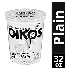 Oikos Anything But Plain Blended Greek Nonfat Yogurt, 32 oz
