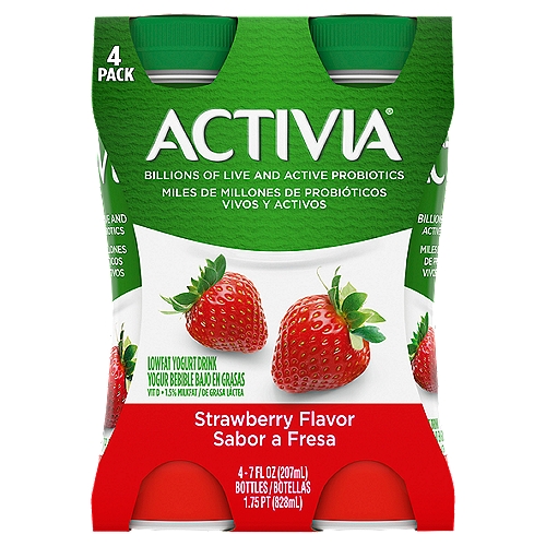 Contains Live Cultures L. Bulgaricus (2), L. Lactis, S. ThermophilusnContains Live and Active Probiotic B. Lactis DN 173-010/CNCMI-2494nnSupports gut health*n*Enjoying Activia® twice a day for two weeks as part of a balanced diet and healthy lifestyle may help reduce the frequency of minor digestive discomfort, which includes gas, bloating, abdominal discomfort, and rumbling.