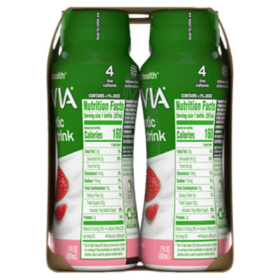 Activia® Strawberry Banana Lowfat Yogurt Drink 4 7 Fl. Oz. Bottles, Yogurt