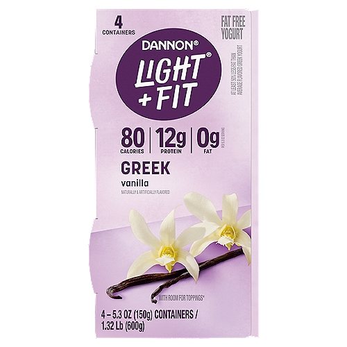 Vanilla Greek Yogurt 5 3 Oz Cups