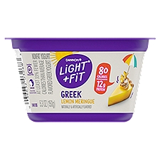 Light + Fit  Crème Brûlée Flavor Greek Nonfat Yogurt, 5.3 oz