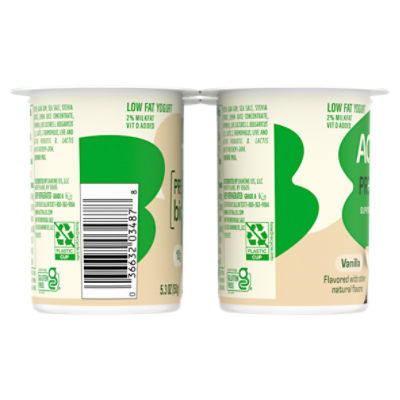 Activia Proactive Vanilla Low Fat Yogurt, 5.3 oz, 4 count