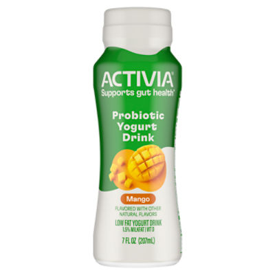 Activia Mango Flavor Lowfat Yogurt Drink, 7 fl oz