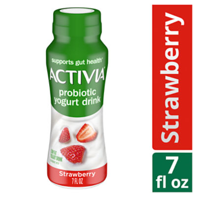 Activia Strawberry Probiotic Lowfat Yogurt Drink, Probiotic Yogurt Drink, 7 FL ounce