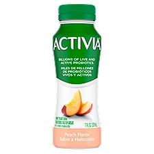 Activia Peach Flavor Lowfat Yogurt Drink, 7 fl oz, 207 Millilitre