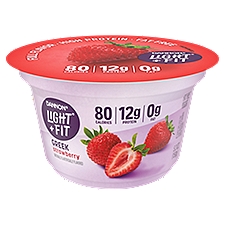 Dannon Light & Fit Original Greek Strawberry Nonfat Yogurt, 5.3 oz