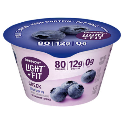 Danone Yogurt, Lowfat, Blueberry 5.3 Oz