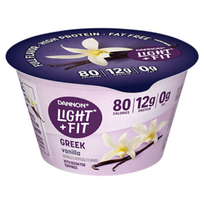 Dannon Light Fit Greek Vanilla Nonfat Yogurt 53 Oz