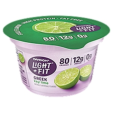 Dannon Light + Fit Key Lime Greek Nonfat Yogurt, 5.3 oz