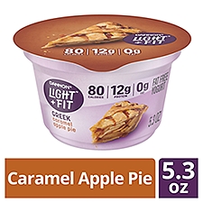 Light + Fit Nonfat Gluten-Free Caramel Apple Pie Greek Yogurt, 5.3 Oz.
