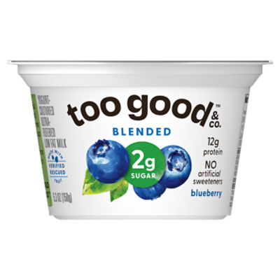 Too Good & Co. Good Save Blueberry Yogurt-Cultured Ultra-Filtered Low Fat Milk, 5.3 oz