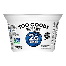 Light & Fit Two Good Greek Lowfat Yogurt, Blueberry, 5.3 Ounce