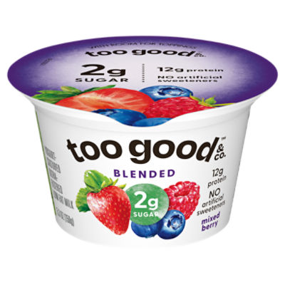 Too Good & Co. Mixed Berry Blended Yogurt-Cultured Ultra-Filtered