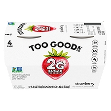 Two Good Strawberry Flavored, Greek Lowfat Yogurt, 5.3 Ounce