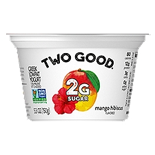 Two Good Mango Hibiscus Flavored, Greek Lowfat Yogurt, 5.3 Ounce