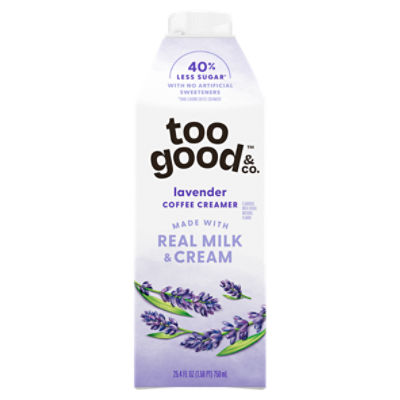 Too Good & Co. Lavender Coffee Creamer, 25.4 fl oz