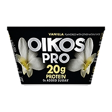 Oikos Pro Vanilla Yogurt-Cultured Ultra-Filtered Milk, 5.3 oz, 5.3 Ounce