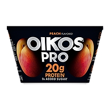 Oikos Pro Peach Yogurt-Cultured Ultra-Filtered Milk, 5.3 Oz.