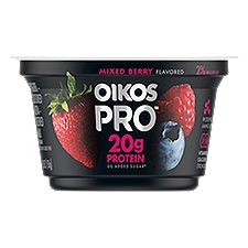 Oikos Pro Mixed Berry Flavored Yogurt-Cultured Ultra-Filtered Milk, 5.3 oz