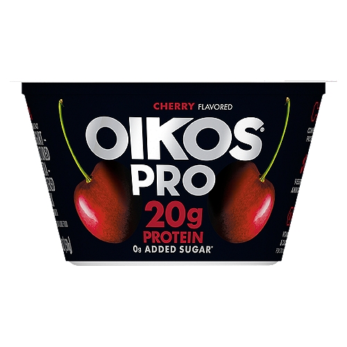 Oikos Pro Cherry Yogurt-Cultured Ultra-Filtered Milk, 5.3 Oz.