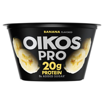 Oikos Pro Banana Flavored YogurtCultured UltraFiltered Milk, 5.3 oz