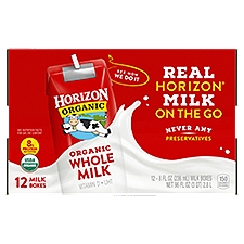 Horizon Organic Organic, Whole Milk, 96 Fluid ounce