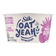 Silk Oat Yeah Yogurt Alternative, The Mixed Berry One Oatmilkgurt, 5.3 Ounce