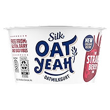 Silk  Oat Yeah Yogurt Alternative, The Strawberry One Oatmilkgurt, 5.3 Ounce