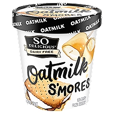 So Delicious Dairy Free Oatmilk S'mores Non-Dairy Frozen Dessert, one pint, 1 Pint