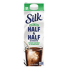 Silk Dairy Free Creamy Oatmilk and Coconutmilk Half & Half Alternative, 32 fl oz
