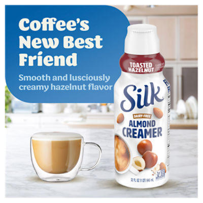 Silk - Silk, Almond Creamer, Dairy-Free, Sweet & Creamy (32 fl oz), Grocery Pickup & Delivery