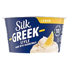 Silk Greek Style Lemon Coconutmilk, Yogurt Alternative, 5.3 Ounce