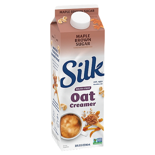 Silk The Maple Brown Sugar One Dairy-Free Oat Creamer, 32 fl oz