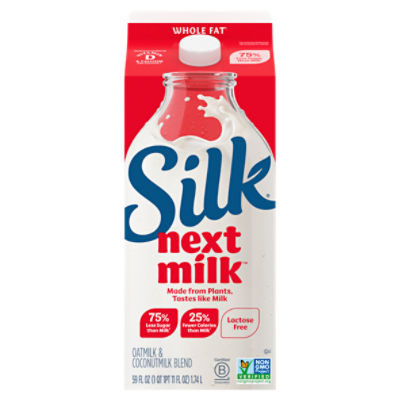 Silk Next Milk Whole Fat Oatmilk & PlantBased Blend, 59 fl oz