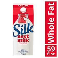 Silk Nextmilk Whole Fat Milk Alternative, Oat Milk and Plant-Based Blend, Dairy-Free, 59 oz.