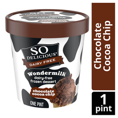 So Delicious Dairy Free Chocolate Cocoa Chip Wondermilk Frozen Dessert, 1 Pint