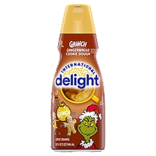 International Delight Grinch Gingerbread Cookie Dough Coffee Creamer, 32 fl oz