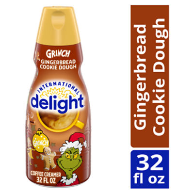 International Delight Grinch Gingerbread Cookie Dough Coffee Creamer, 32 fl oz