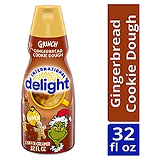 International Delight Grinch Gingerbread Cookie Dough Coffee Creamer, 32 fl oz