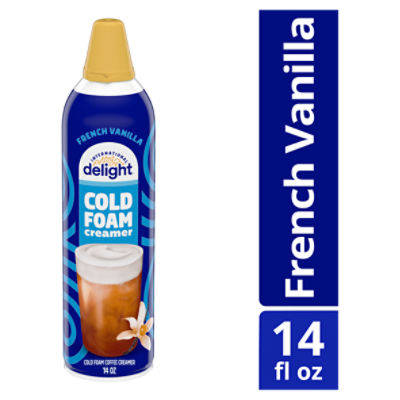 International Delight Cold Foam Coffee Creamer, French Vanilla, 14 ounce Can, 14 Ounce