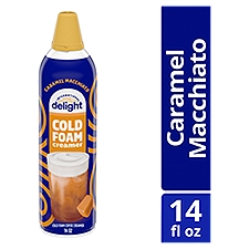 International Delight Cold Foam Coffee Creamer, Caramel Macchiato, 14 ounce Can