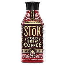 SToK Cold Brew Coffee, Peppermint Mocha Creamed, 48 oz. Bottle