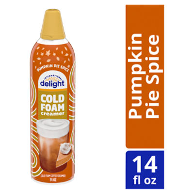 International Delight Pumpkin Pie Spice Cold Foam Coffee Creamer, 14 oz